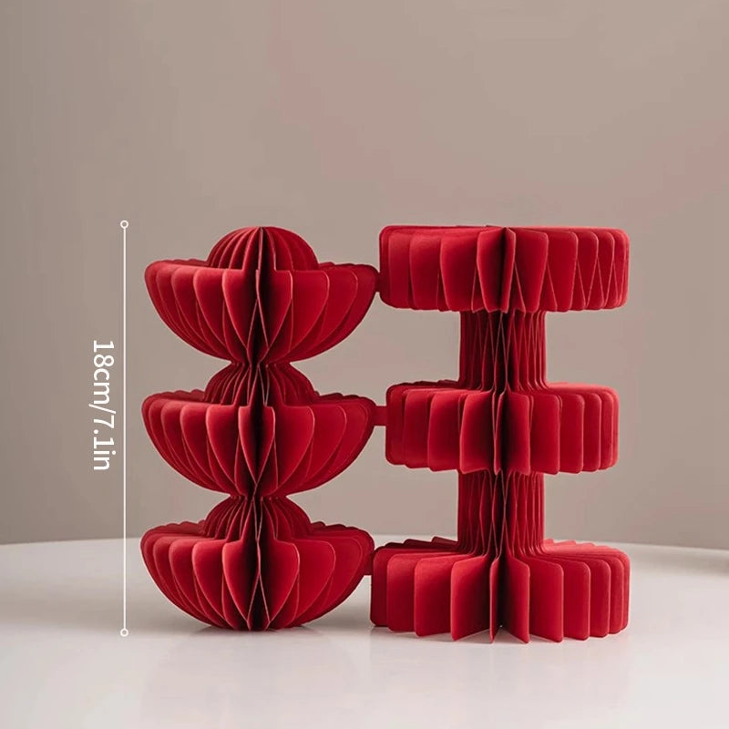 Folding Christmas Tree Decoration Honeycomb Origami Christmas Tree Base Home Space Layout Artificial Decorated Christmas Tree