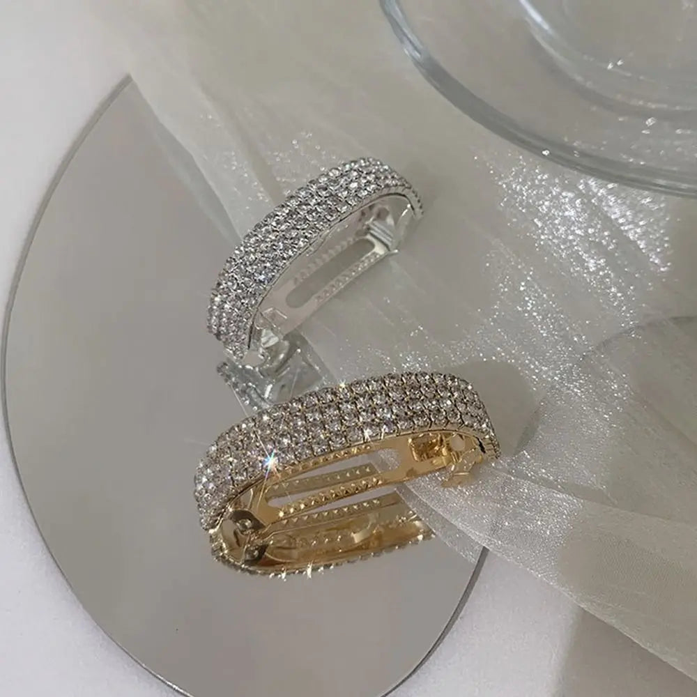 Girl Women Hair Accessories Rhinestone Hair Clips Ponytail Clip Hairpin Hair Barrettes