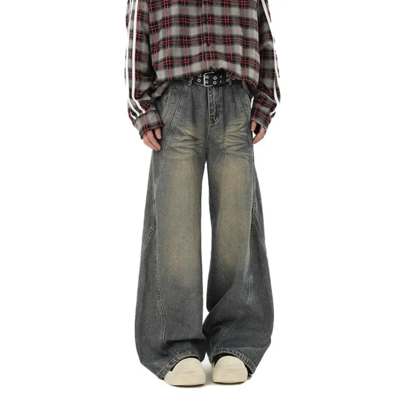 Jean Casual Baggy Jeans for Men Men's Jeans Man Pants Y2k Streetwear Denim Shorts Mens Trousers Clothing Flared Male Cargo New