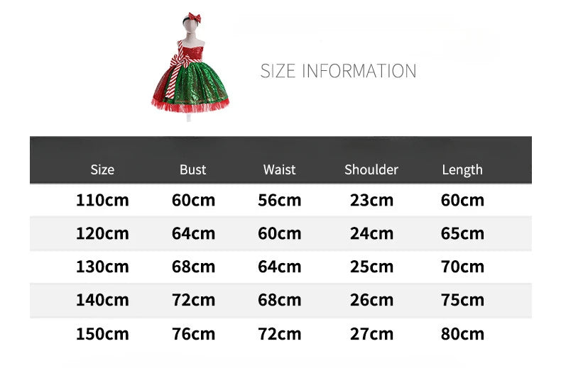Christmas Cosplay Princess Dress Children Red New Year Carnival Clothes Girls Cartoon Xmas Tree Role Play Outfit Cute Costume