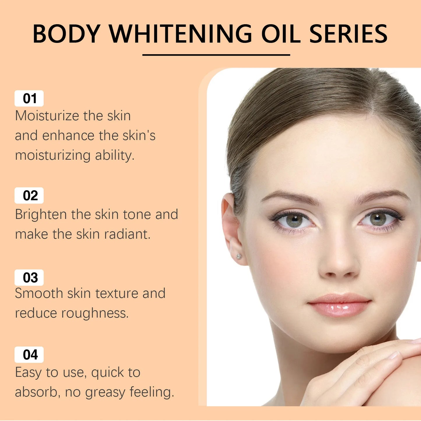 Papaya Super Whitening Oil Smoothing Moisturizer Brighten Anti-Aging Nourishing Lighten Fine Lines Spots Body Massage Skin Care