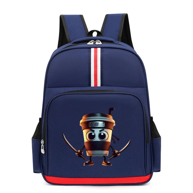 Italian Brainrot Backpack Students Animal Meme Schoolbag Large Capacity Cartoon Tung Tung Sahur School Bag for Boys Girls Gifts