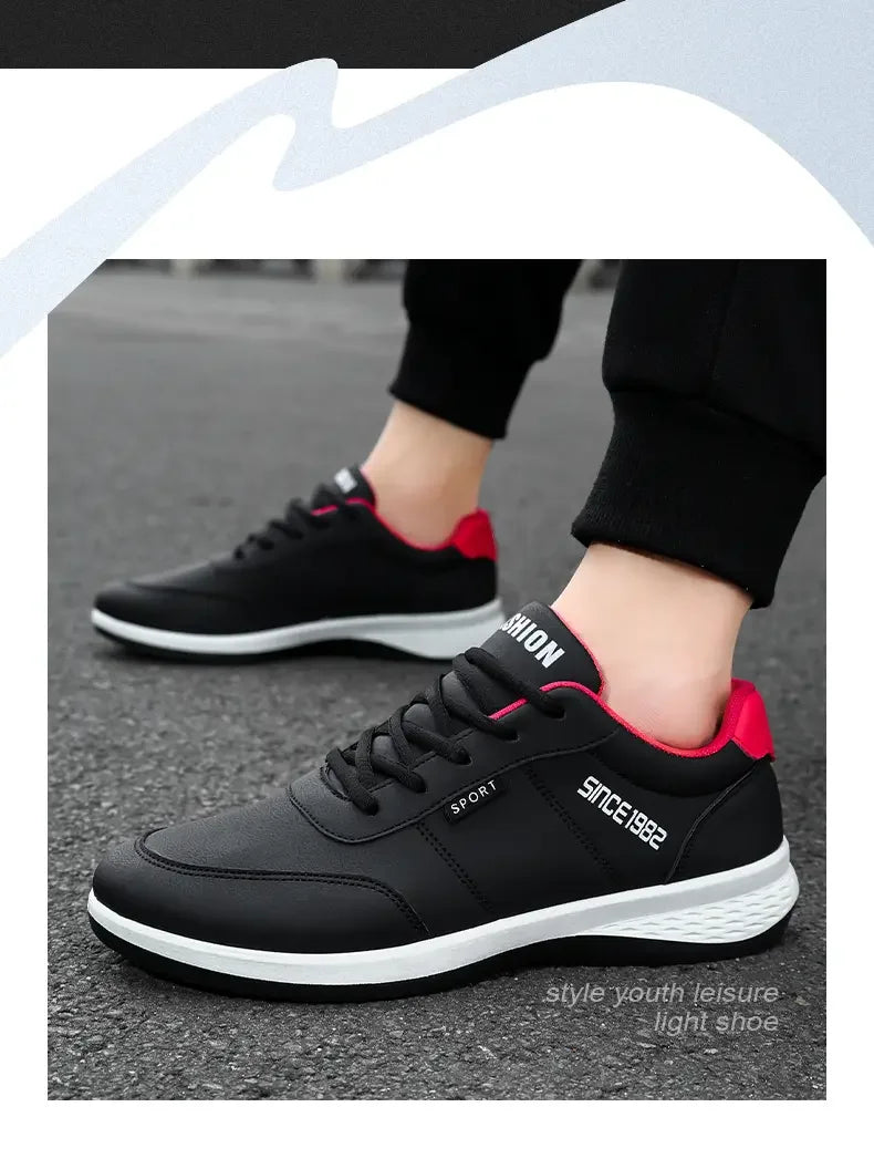 Sneakers Shoes Man Flat Bottomed Sports Shock-absorbing Comfortable Lace Up Summer Training Soft Soled Outdoor Running Shoes