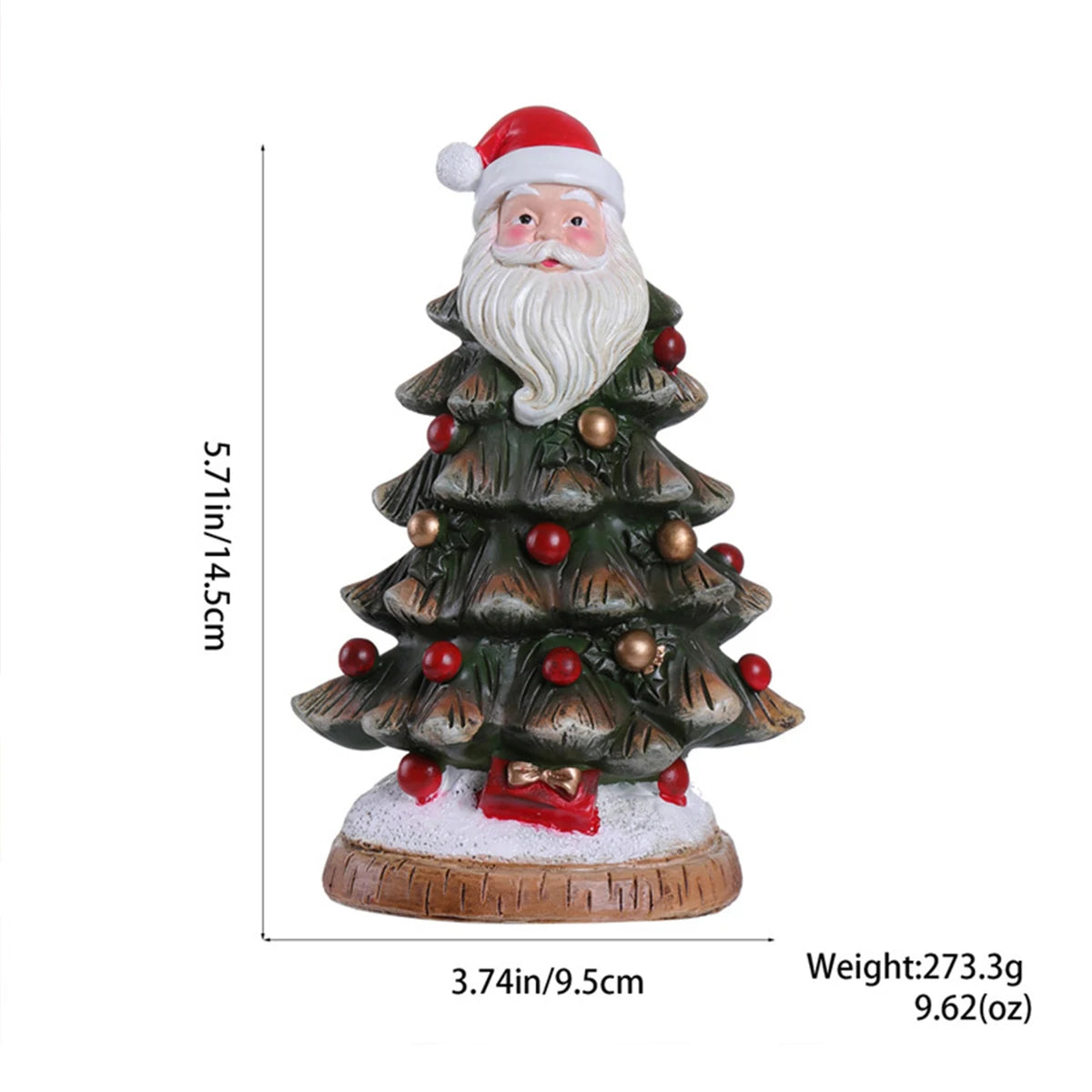 Christmas Tree Decor Resin Crafts Desktop Holiday Atmosphere Scene Decorations Christmas Gifts