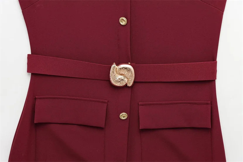 Women's Dress Black Long Dresses Spring Summer 2025 Button Up Sleeveless Sundress Vestidos Elegant Casual Women's Dresses