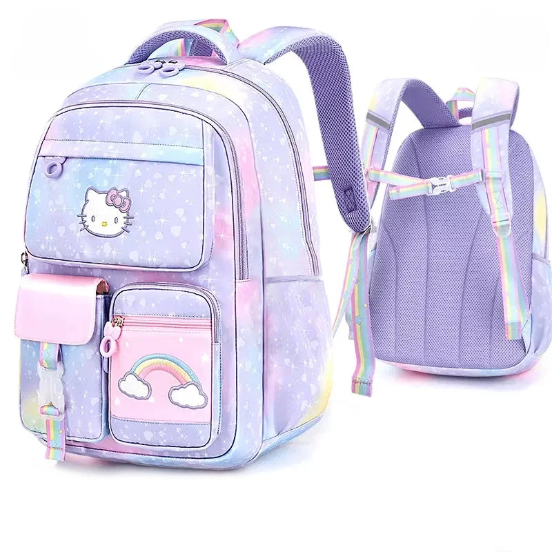 Hello Kitty Children's Schoolbag Primary School Student Girls' Spine Protection Burden Reduction Girls' Backpack school backpack