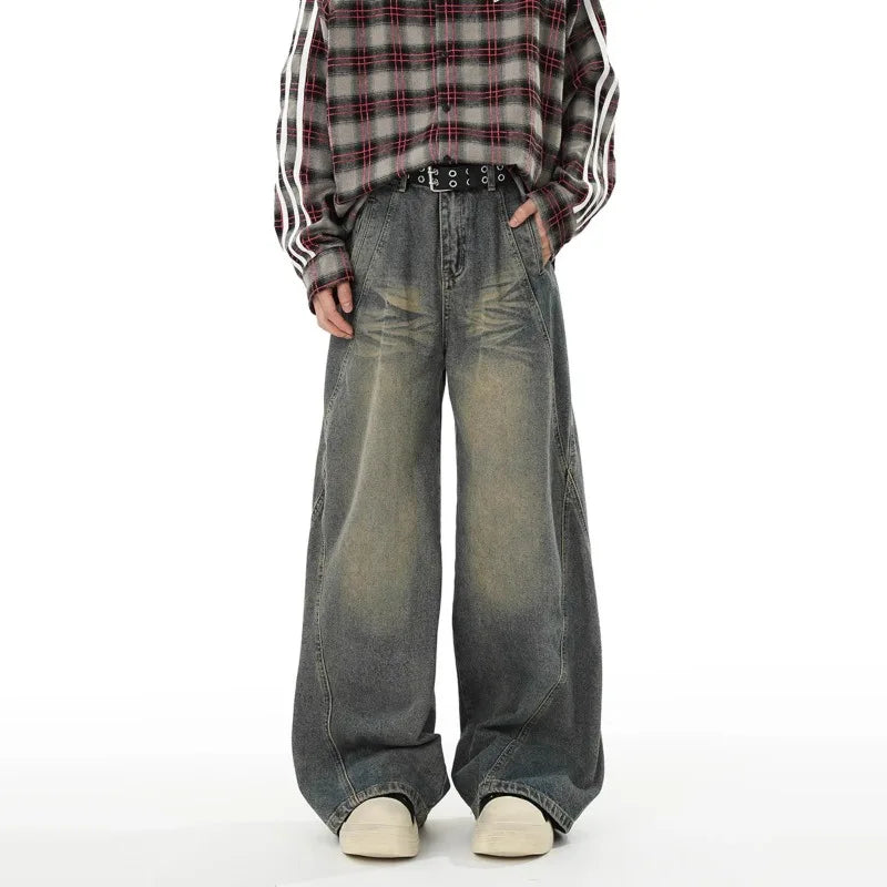 Jean Casual Baggy Jeans for Men Men's Jeans Man Pants Y2k Streetwear Denim Shorts Mens Trousers Clothing Flared Male Cargo New