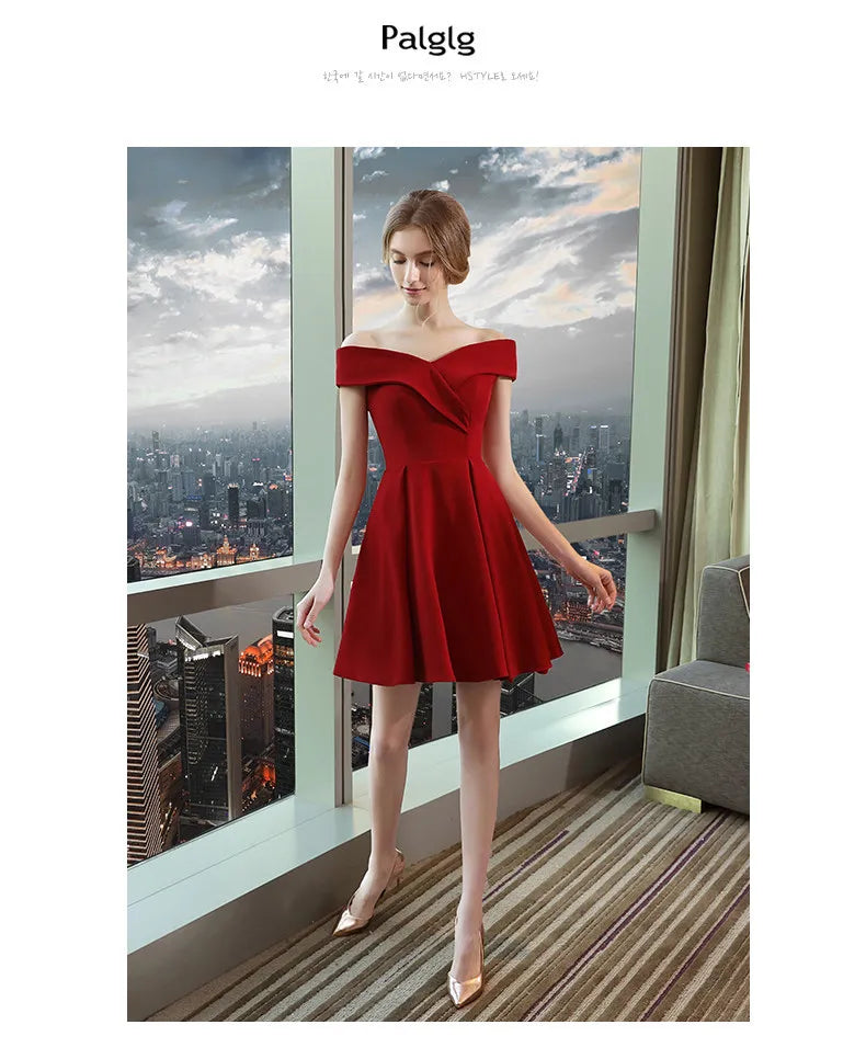 Graduation Dresses Women's Short Dress Evening Formal Wedding Party Prom Holiday 2024 Elegant Special Events Occasion Weddings