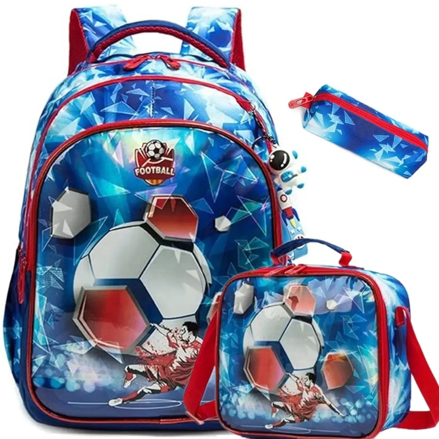 Children's School Bag for Boys Waterproof Backpack Set with Thermal Bag School Boy Backpack Elementary Student Shoulder Bag