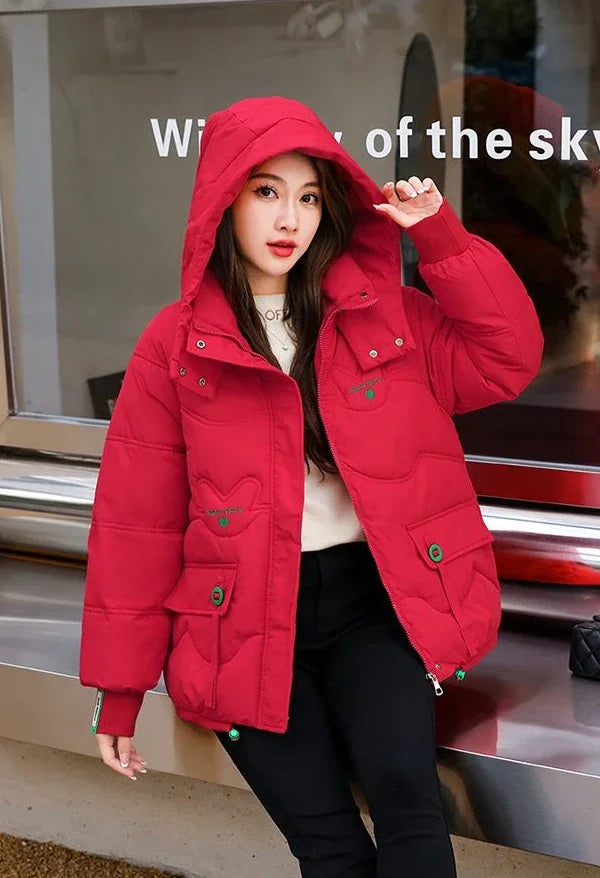 Jackets Short Parkas Woman Fashion 2025 Down Coats for Women Discount Cold Lined Warm Winter on Sale Youthful Cheap Modern Trend