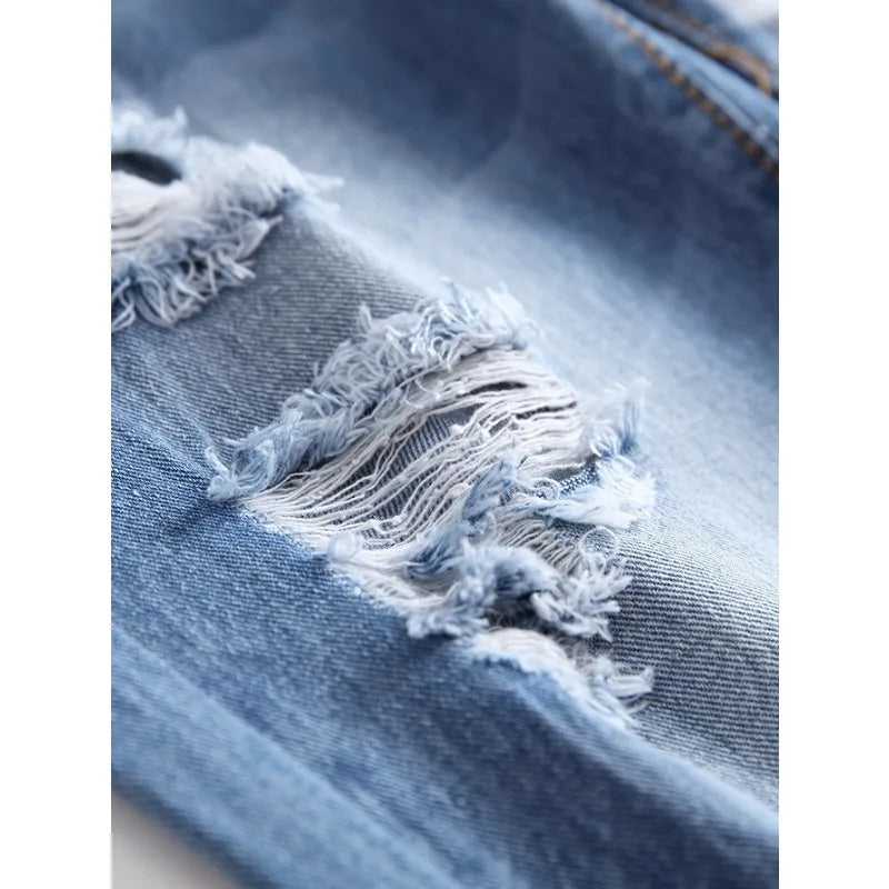 Male Clothes New in Pants Classic Man Pants Sport Men's Jeans Straight-Ripped Trousers Jeans Sex Products Y2k Clothing Set