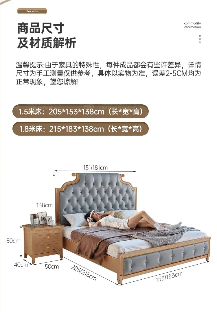 Bett King Size Queen 150x200 Bed Simple Frame Wood European Twin Double Bed Modern Letto Matrimoniale Lit Camas De Dormitorio