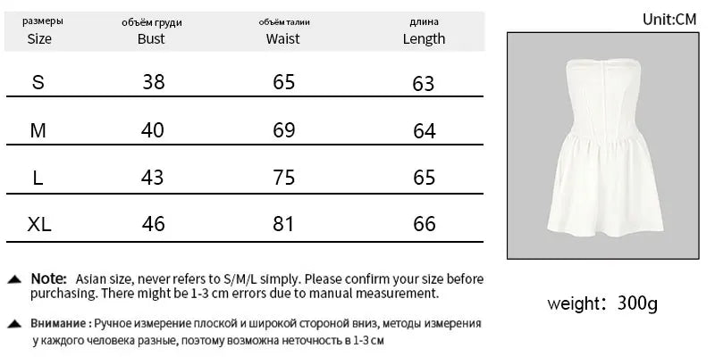 Sexy Women's Dresses New Summer Fashion Streetwear Casual Slim Dress Solid Sexy Elegant Lady Backless Strapless Dresses Clothing