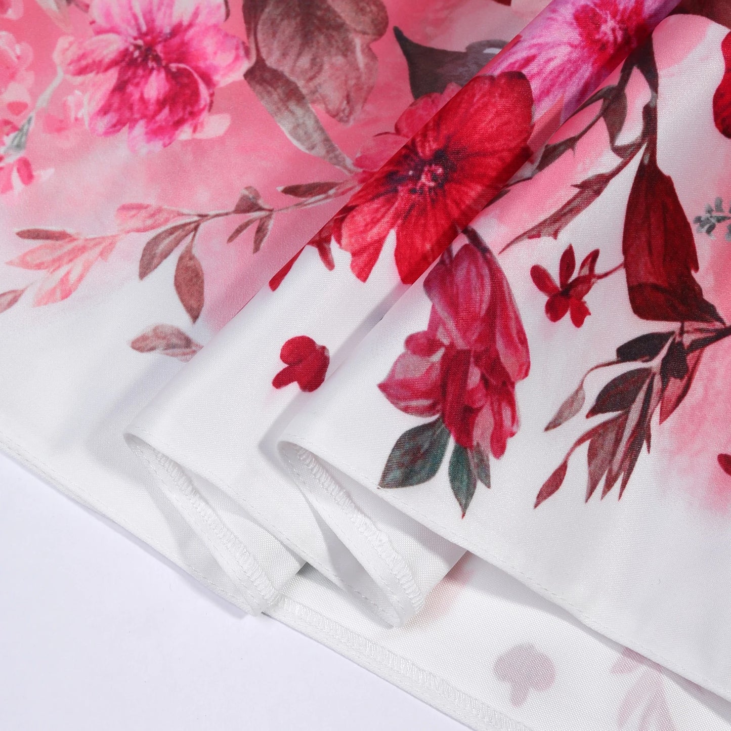 Children's dresses 2025 new foreign trade printing forging cloth girls modeling clothes runway little host dress princess dresse