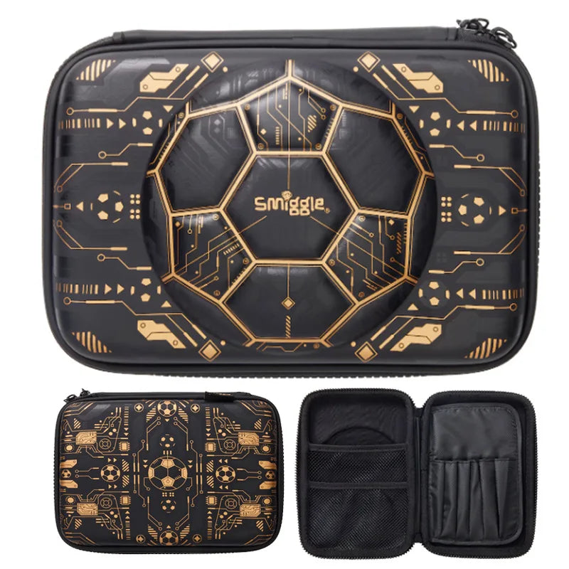 Genuine Australia Smiggle Backpack Black Football School Bag Cartoon Series Anime Backpack Student Gift Separate Purchases