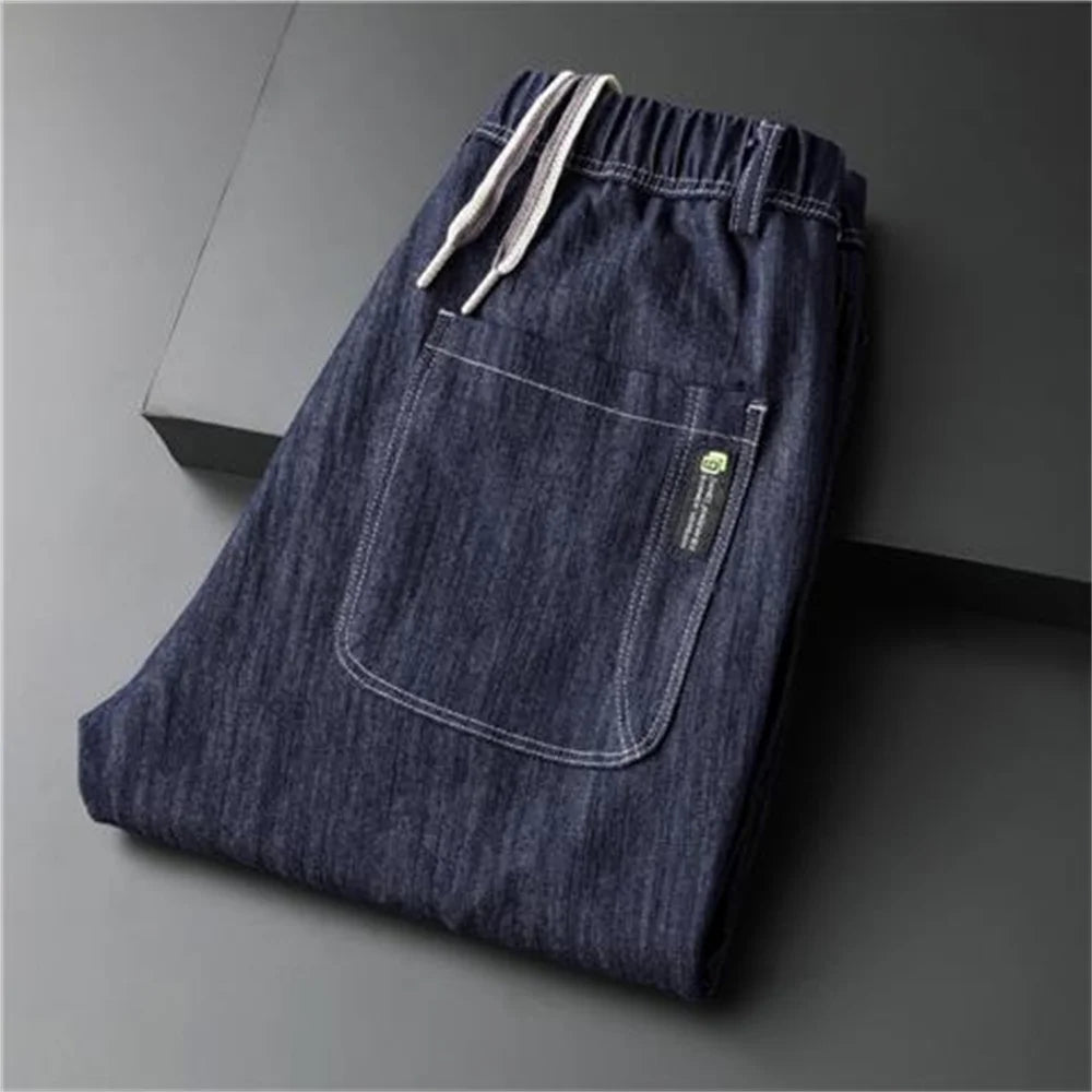 Women Jeans High Waist 2025 Spring Summer Fashion Streetwear Straight Wide Leg Pants Loose Casual Female Denim Trousers