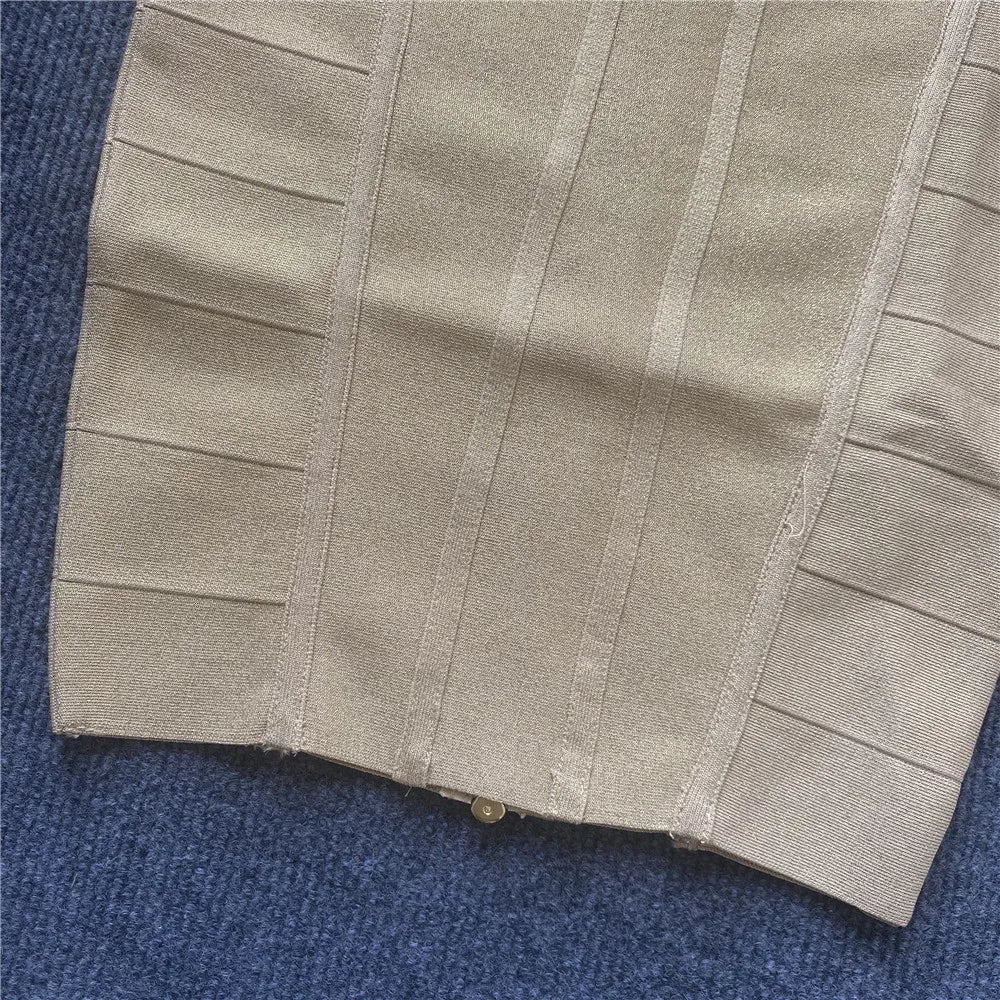 New Sexy Fashion Women Elegant Bandage Dress Bodycon Ladies Vestido Summer Dresses Birthday Evening Party Club Midi Clothing