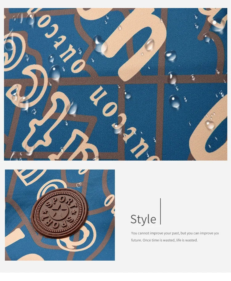 School Bag Women's Oxford Cloth Printed Casual Backpack Fashionable Large Capacity Lightweight Travel Versatile Backpack Backpac