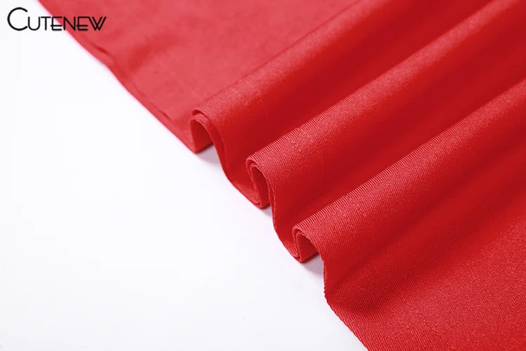 Cutenew Red Shiny Spaghetti Strap Maxi Dress Women Solid Sexy Backless Ruched Cleavage Body-shaping Robe Lady Hipster Streetwear