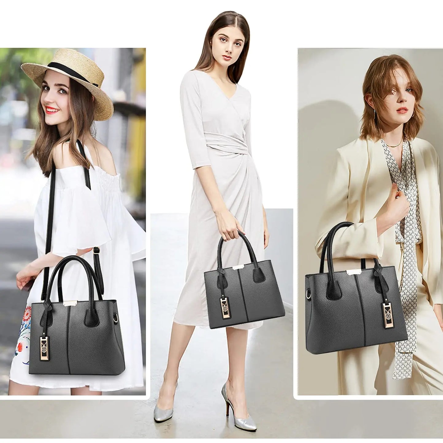 Famous Designer Brand Bags Women Leather Handbag New Luxury Ladies Purse zwq