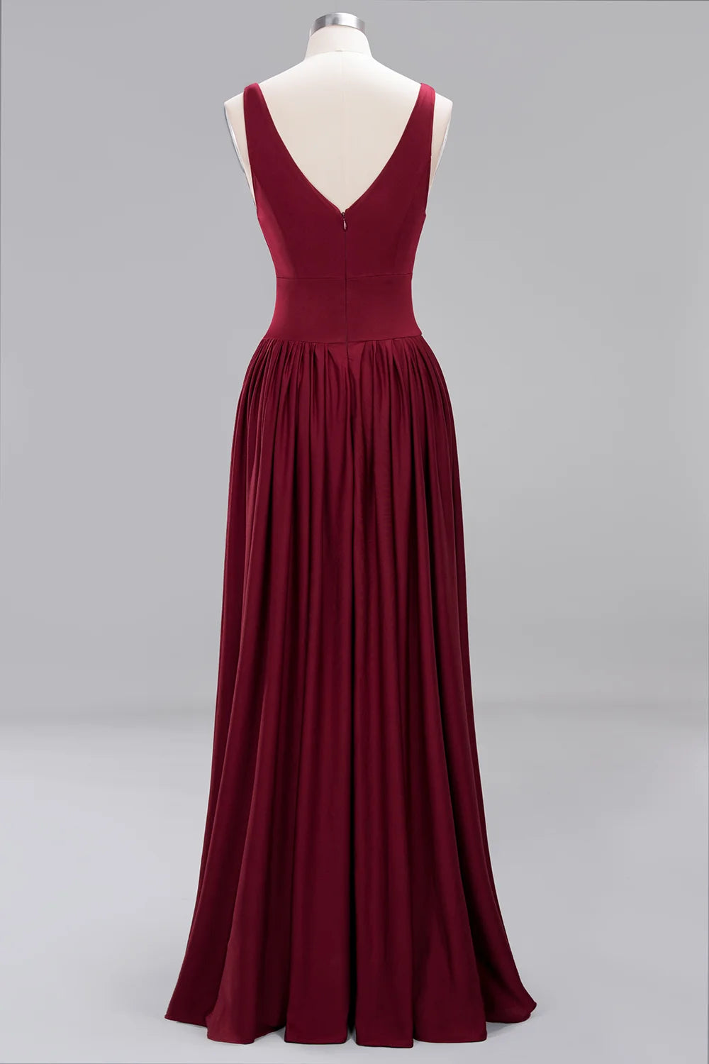 Women Evening Dresses 2025 Sister Group Sexy Split V Neck Backless Sleeveless Formal Wedding Party Prom Gowns Bridesmaid Vestido