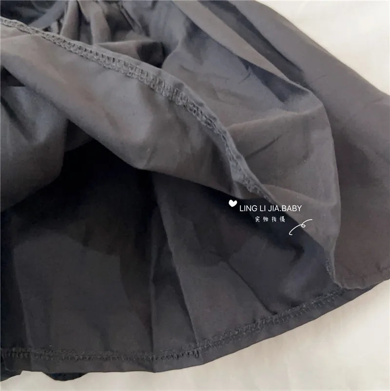 Girls Casual Dresses Back Hollowing Sleeveless Dress Toddler Girl Clothes Summer Dresses Chinese Traditional Dress for Girls