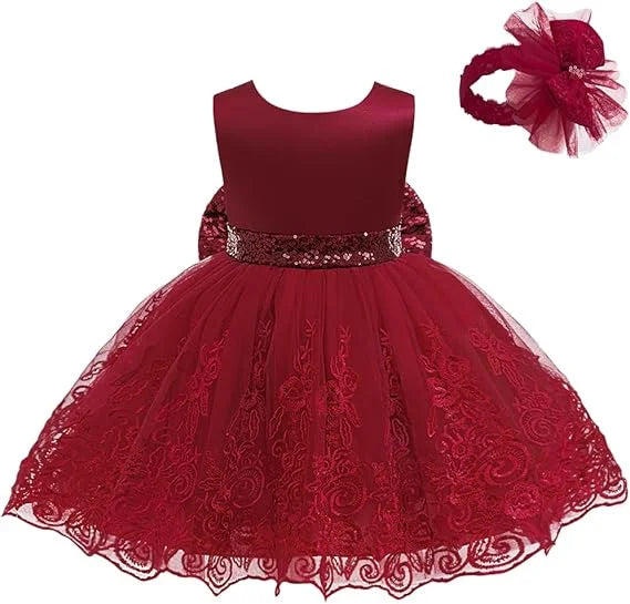 Christmas Children Elegant Dresses For Girls Wedding Party Princess Costumes Ball Gown Kids 3 6 12 18 24 months baby Vestidos