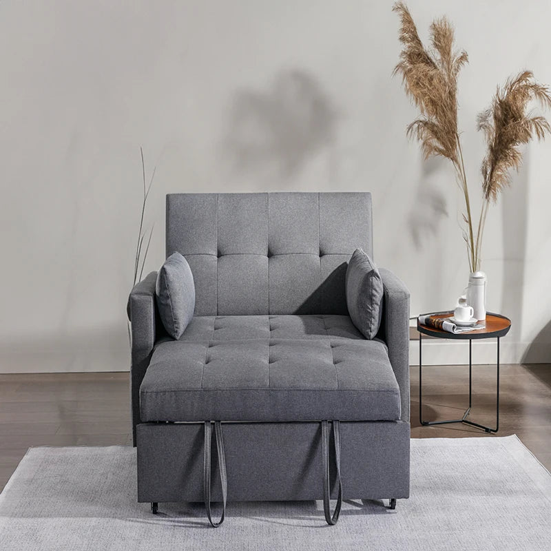 Multifunctional Furniture Folding Pull Out Sofa Bed Modern Convertible Sleeping Sofa Bed With Storage