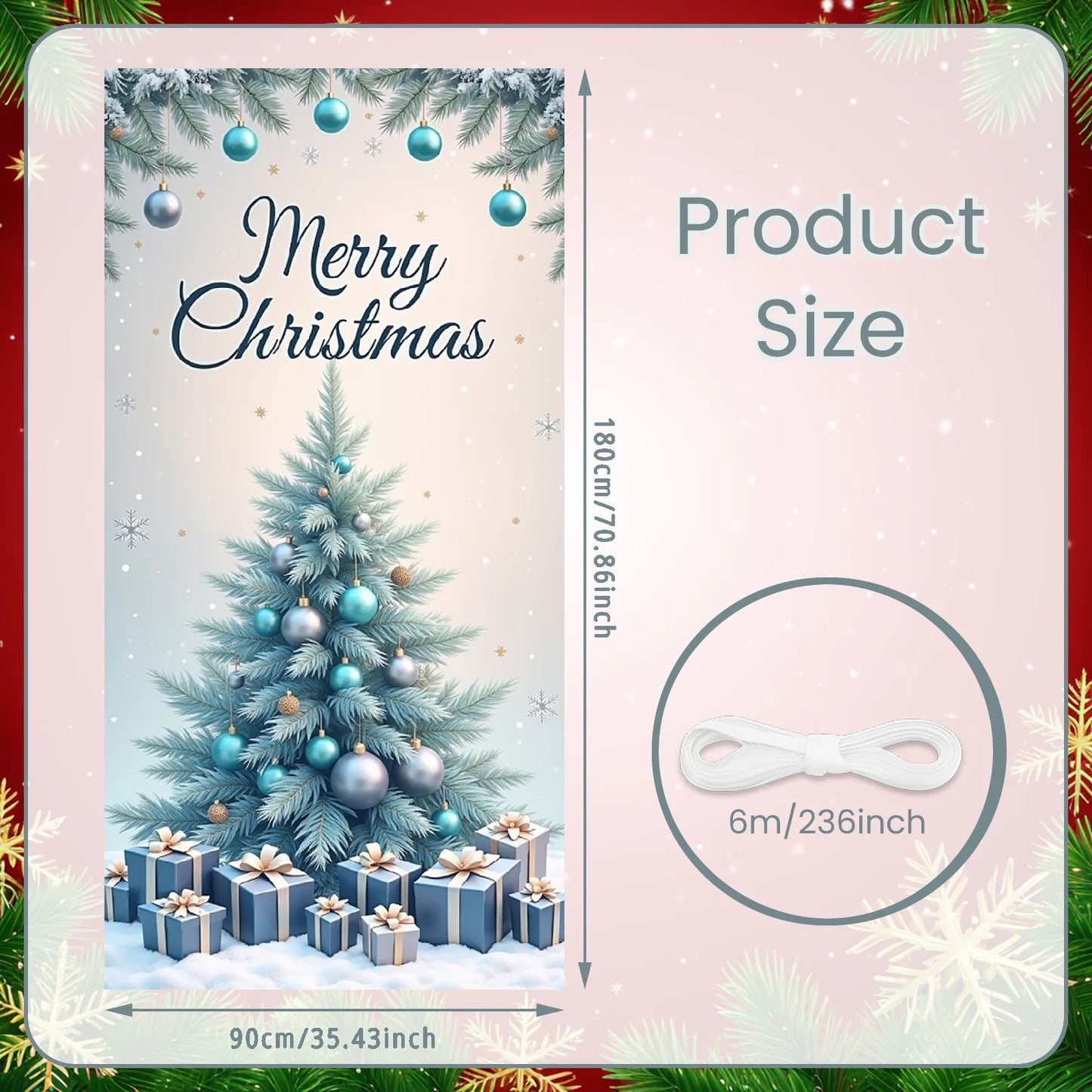 Christmas snowman Hanging Flag Door Banner Christmas Decorations For Home 2025 Ornaments Xmas Gifts Navidad New Year Decor 2026