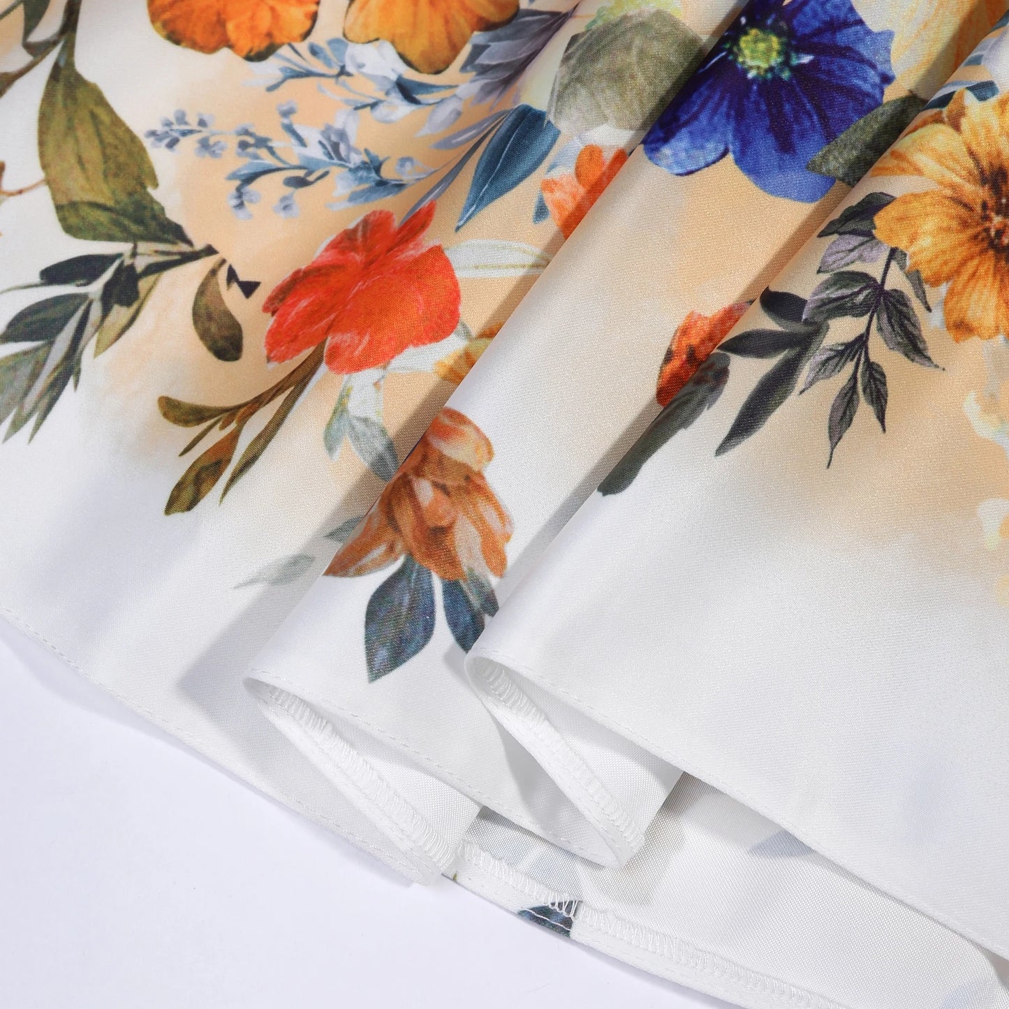 Children's dresses 2025 new foreign trade printing forging cloth girls modeling clothes runway little host dress princess dresse