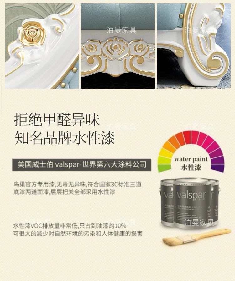 Luxury Couple Bed European Aesthetic Leather Queen Size Princess Bed Storage Space Cama De Casal Luxuosa Modern Furniture