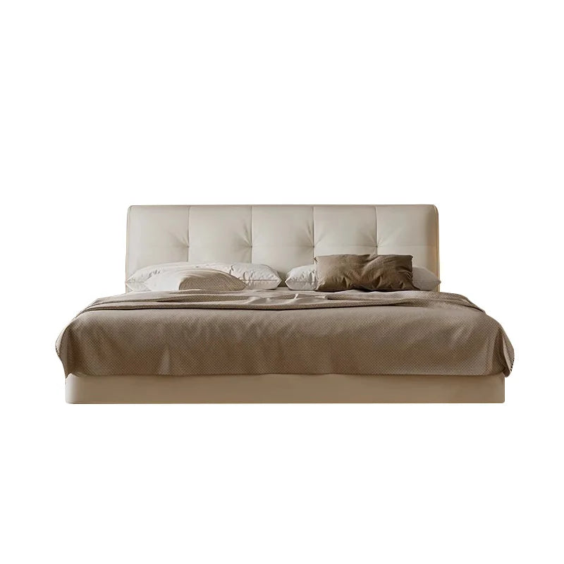 Genuine Leather Soft Bed Modern Design Bed Bett, Cama Fashion King/Queen Size Bedroom Furniture