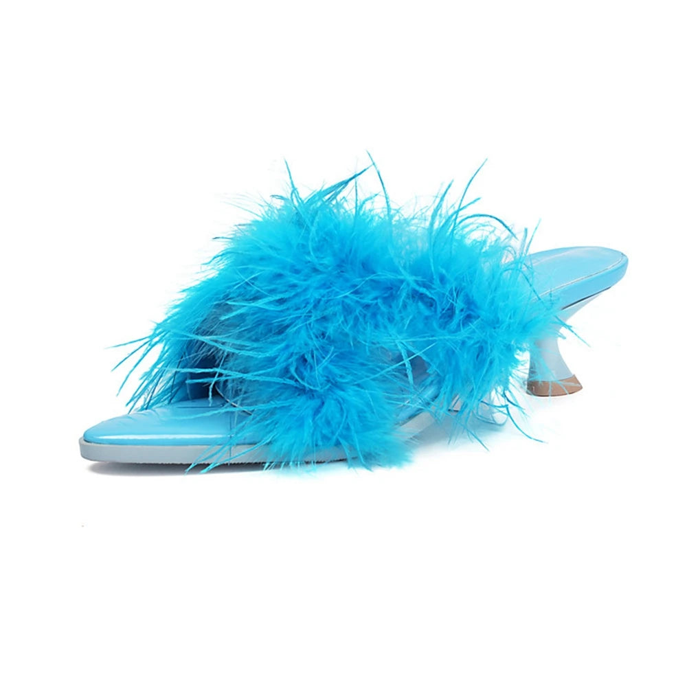 Sandalias Mujer 2025 New Sexy Fashion Sandals Women Peep Toe High Heels Nightclub Club Dress Party Wedding Shoes Bride 191-8