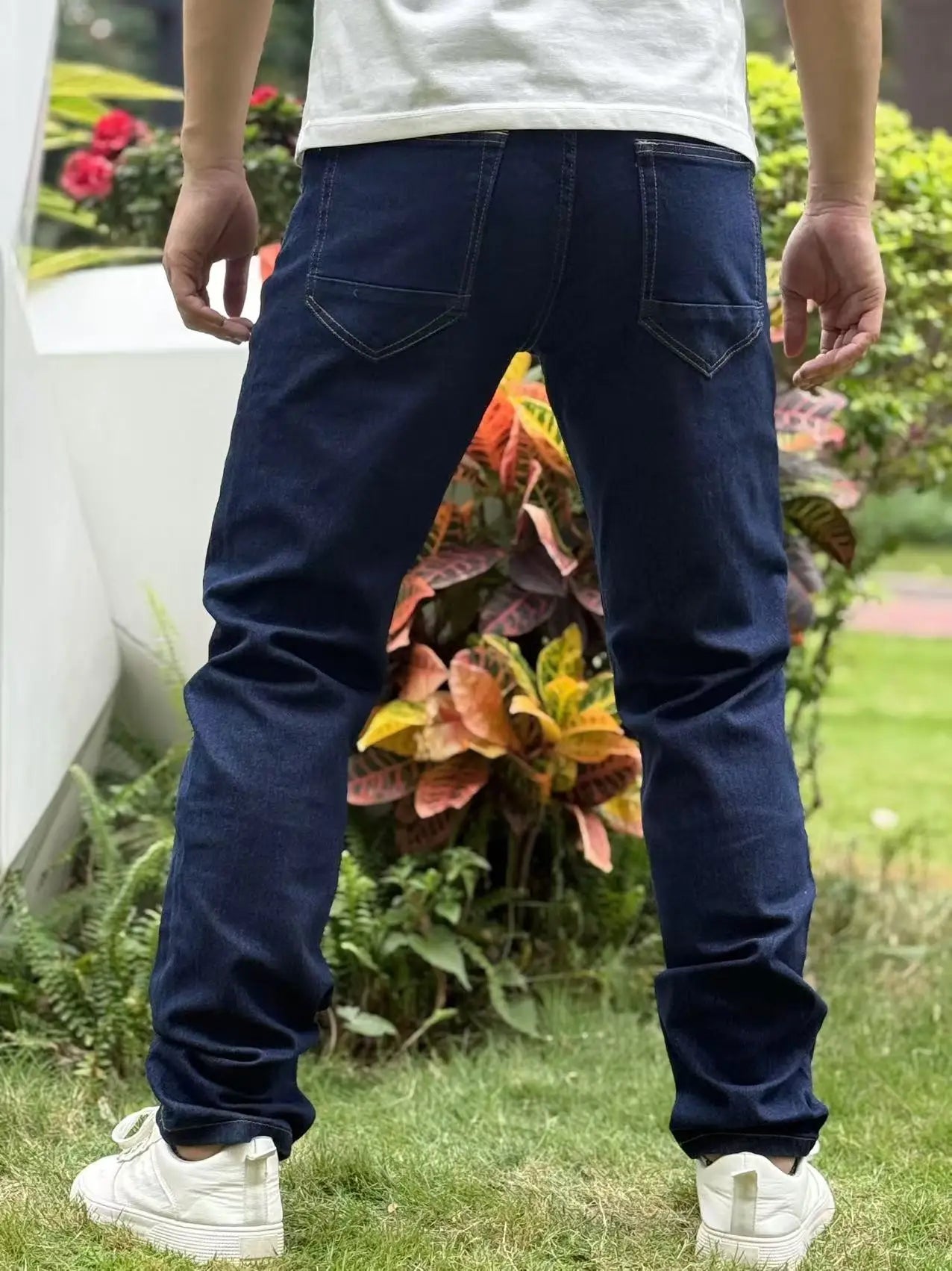 Classic Men's Jeans  Breathable and Comfortable  Suitable for Both Outdoor Commuting and Daily Wearing Straight and A line Fit