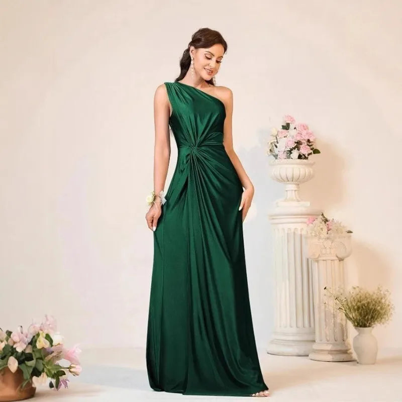 European and American Evening Dresses, Women's Banquet Wear New Products, Backless Fashion Temperament, Adult Evening Dresses