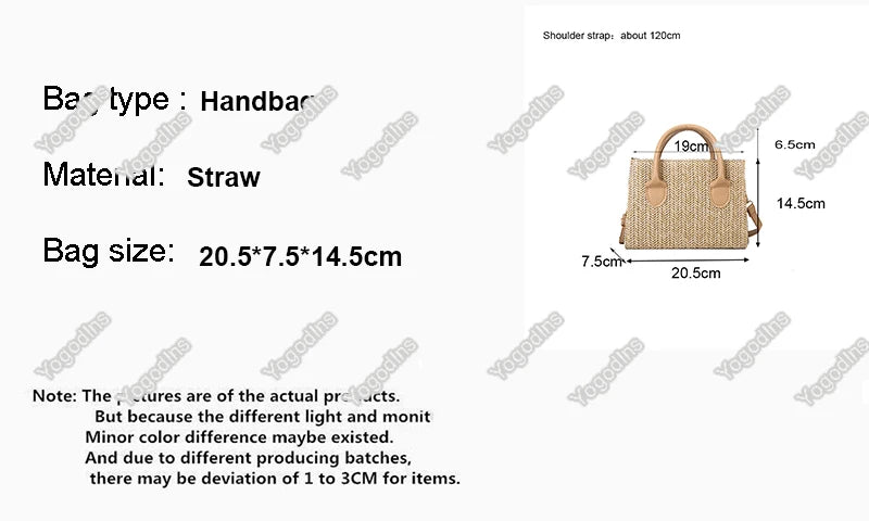 Summer Net Red Grass Woven Bag Crossbody Bag New Fashion Japanese Small Fresh Flower Woven Handbag Shoulder Bag