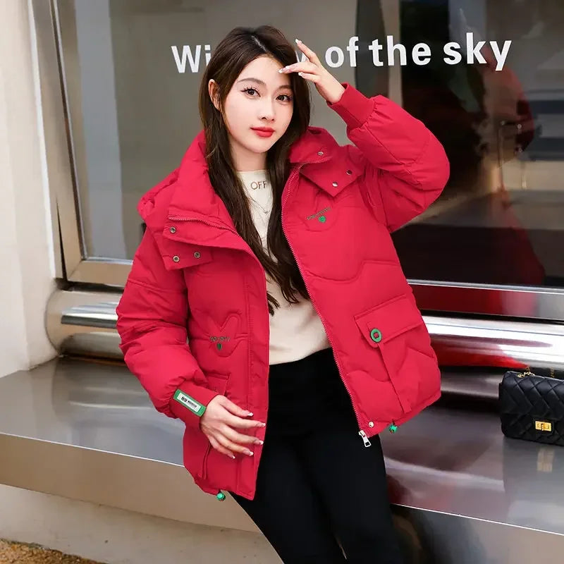 Jackets Short Parkas Woman Fashion 2025 Down Coats for Women Discount Cold Lined Warm Winter on Sale Youthful Cheap Modern Trend