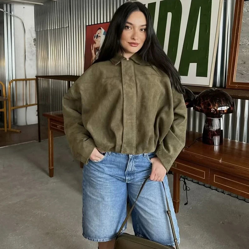 Jackets Autumn Women's 2025 New Outerwear Chic Elegant Loose Warm Women's Coat Street Youth Fashion Joker Coat Jacket