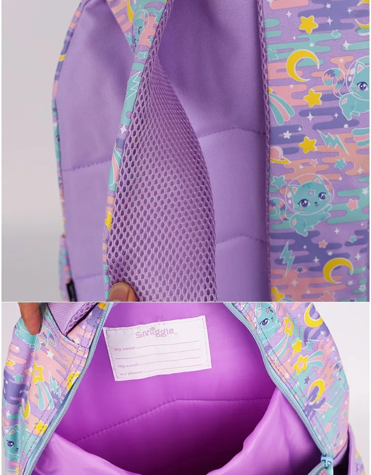 Genuine Australia Smiggle Schoolbags Children'S Backpacks Primary School Students' Shoulder Bags Large-Capacity Cartoon Bags