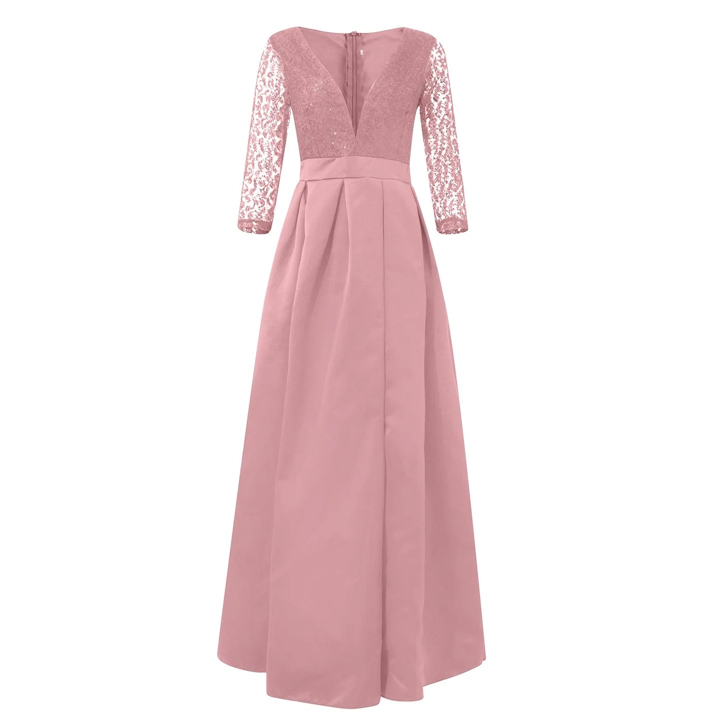 Women'S Elegant Evening Dresses Women'S Fashionable Long Dresses Trailing Evening Dresses Solid Color Floor-Length Dresses