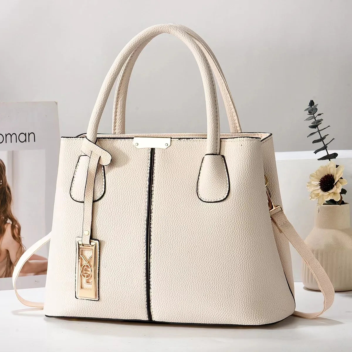 Famous Designer Brand Bags Women Leather Handbag New Luxury Ladies Purse zwq