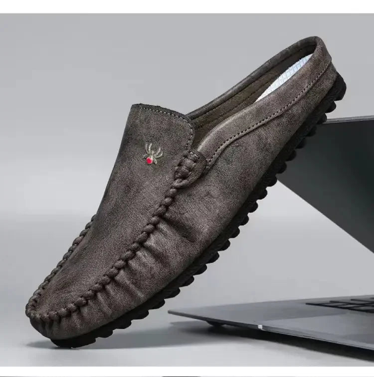 Shoes for Men Retro Elegant Gentleman Style Casual Party Comfortable Street Walking Summer Shoes Flat Bottomed Lightweight