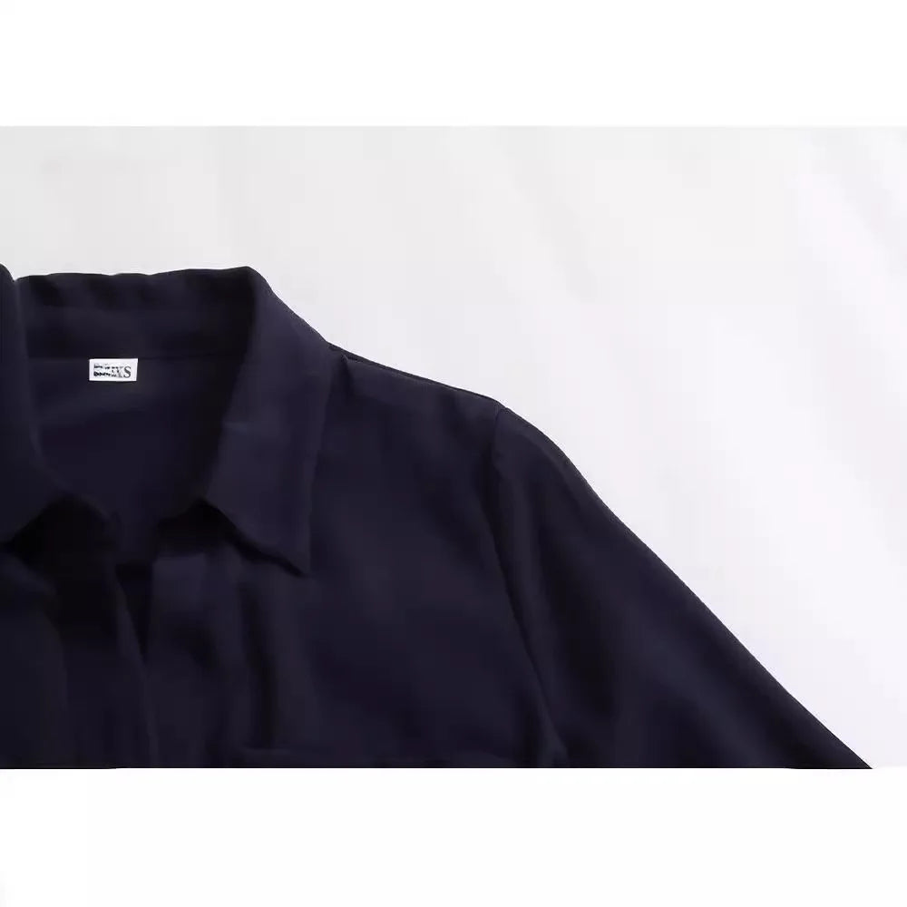 Dresses Women's Spring 2024 New  Loose Belt Elegant Women's Dress Street Fashion Holiday Youth Dress