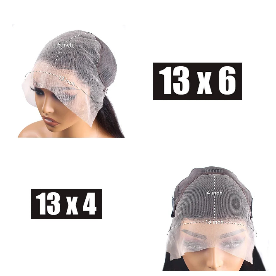 Lafino 10 Inch Short Human Hair Wigs Bob Wig 13x6 Lace Hd Body Wave Wig 13x4 Hd Lace Frontal Wigs Loose Body Wave Black Wig