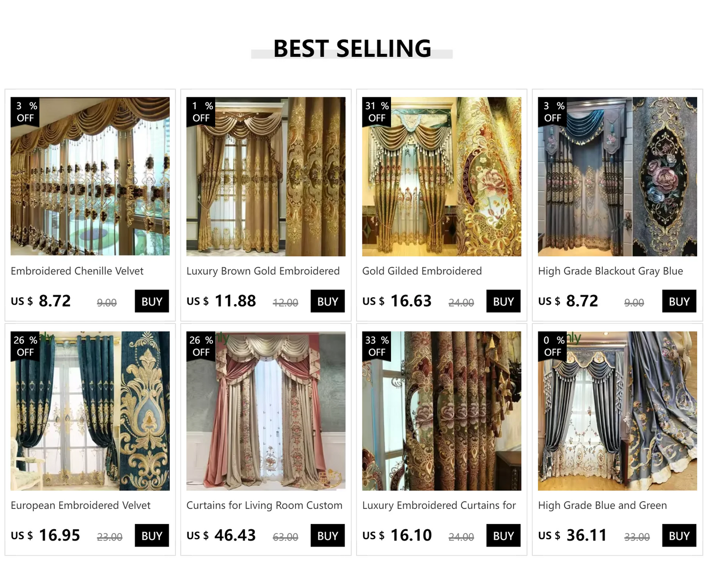 Curtains for Living Dining Room Bedroom American Pastoral Retro Floral Print Cotton and Linen Blackout Light Luxury