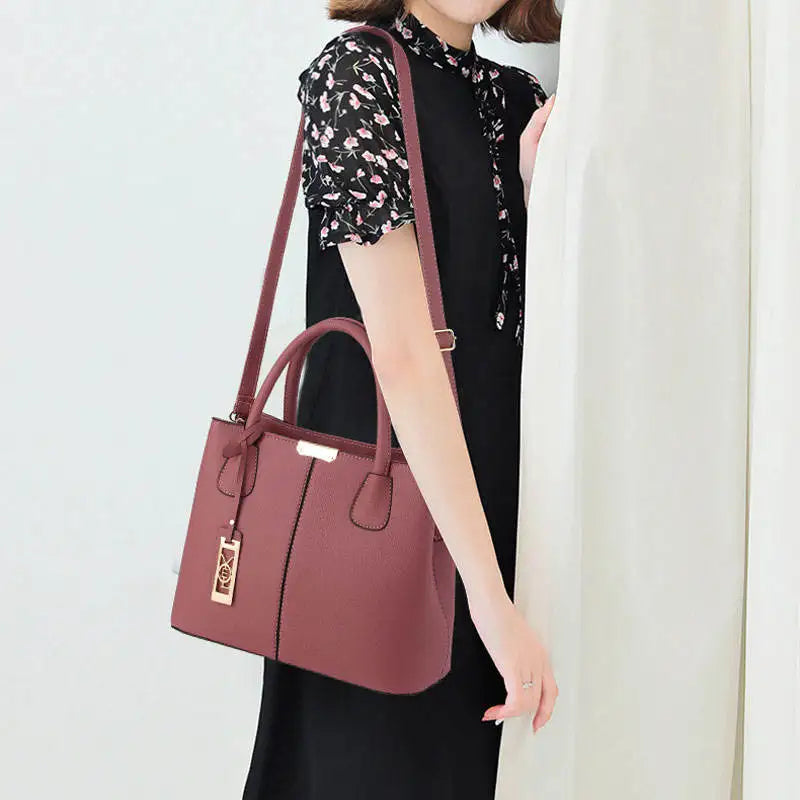 Famous Designer Brand Bags Women Leather Handbag New Luxury Ladies Purse zwq