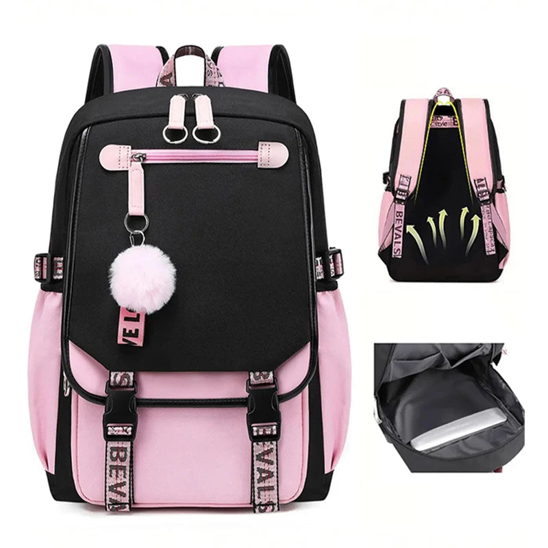 New girls refrigerator models primary school students schoolbag junior high school leisure girls shoulder bag decompression wate