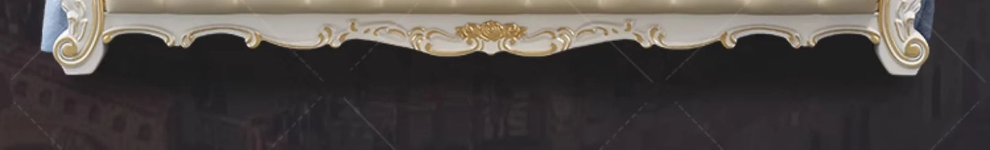 European Luxury Bed Bedroom Comfortable Ergonomic Double Sleeping Safe Bed Sun Princess Cama Solteiro Lounge Suite Furniture