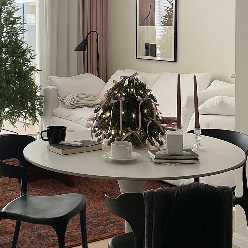 Christmas Tree Simulated Nobel Pine Tree For Indoor Room Home Decor Restaurant Hotel Desktop Decoration Christmas Decorations