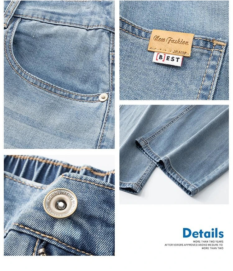 Mens Jeans Large Denim Jeans for Teens Trousers for Men Jean Baggy Pants Men's Fashion Man Male Trendyol Streetwear Korean Men´s